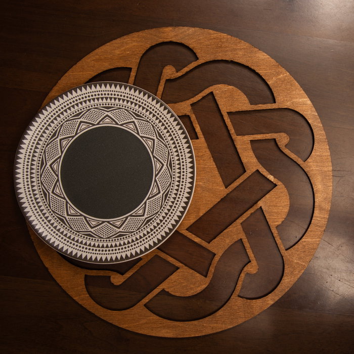 Hermia Juego de Salvamanteles de Madera Don - Walnut (6 piezas)